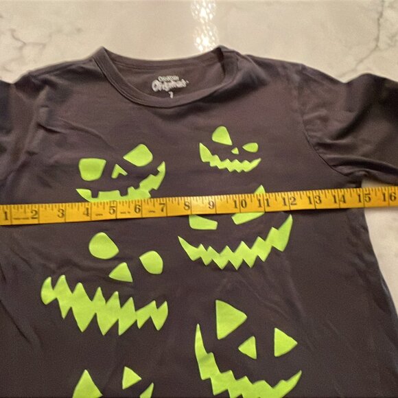 Kids Halloween t shirt Osh Kosh Original Size 7 Kids Unisex - Glow in the Dark - Picture 6 of 8